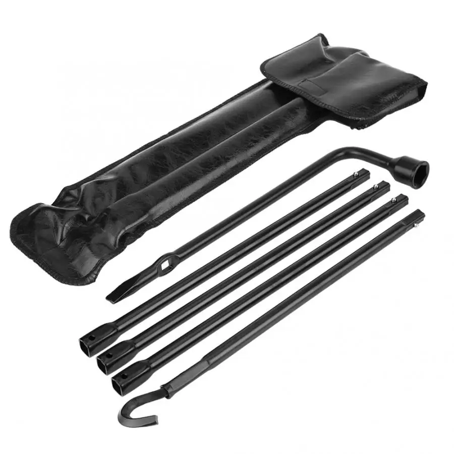

Spare Tire Tool Lug Wrench Extension Kit w/Bag Tire Jack for Dodge Ram1500 2002-15