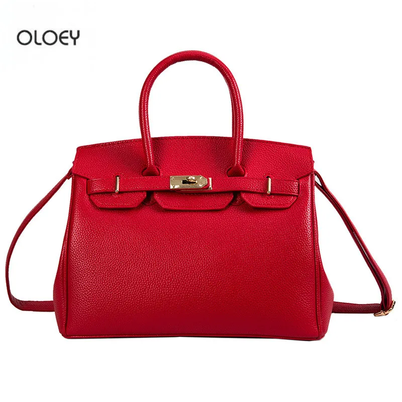 

OLOEY Women's New Large-capacity Tote Bag Platinum Bag Contrast Color Fashion Shoulder Bag Silk Scarf Handle Crossbody Bag