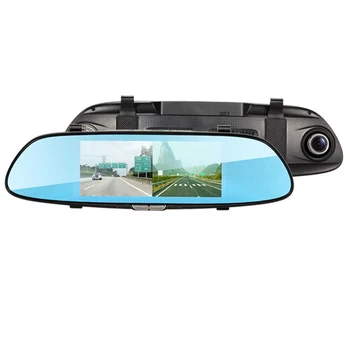 

Car DVR Vehicle Video 7 inch LTPS 1080P HD 10 Million Pixel LED Display Rearview Mirror G-sensor SD/MMC Card USB 2.0 Tachograph