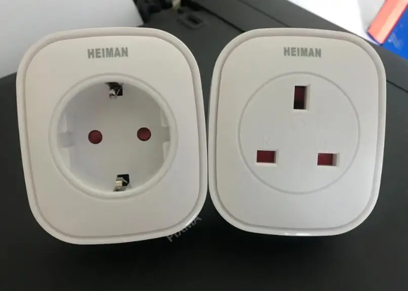 Heiman Wi-Fi измерительная розетка совместима с Amazon Alexa EU Тип 3000 Вт WiFi power plug приложение управление мощность вкл/выкл