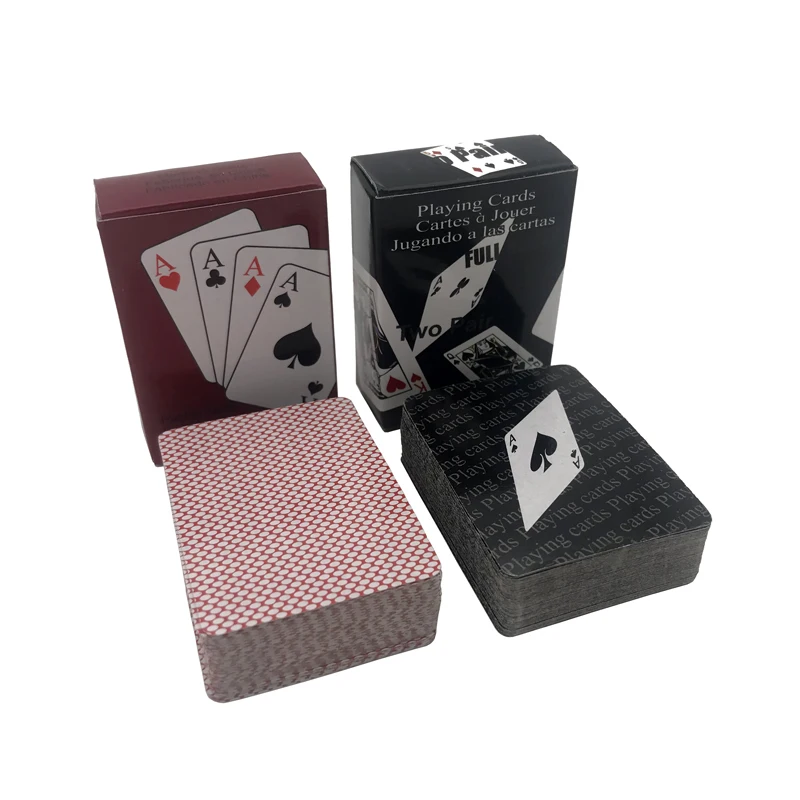 

Hot 2 Sets/Lots Mini Portable Interesting Small Paper Poker Club Playing Cards Outside Outdoor Travel Board Games 2.08*1.49 inch