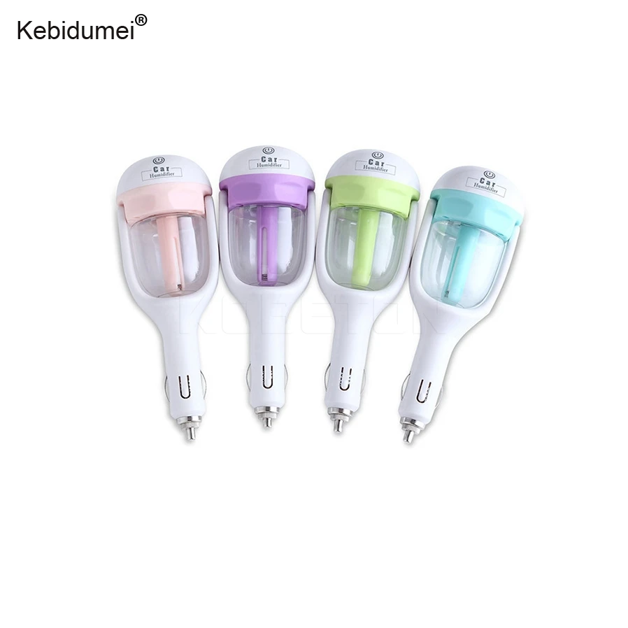 

kebidumei Car Air Humidifier Mini Diffuser Aroma Diffuser Remove Smoke Fresh Air Humidifier For car Diffuser Mist Maker Fog