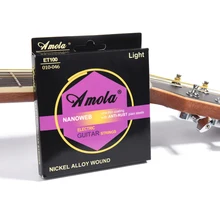 Электрогитары струны ET100 свет супер 010-046 Обмотка из никелевого сплава 10 комплектов