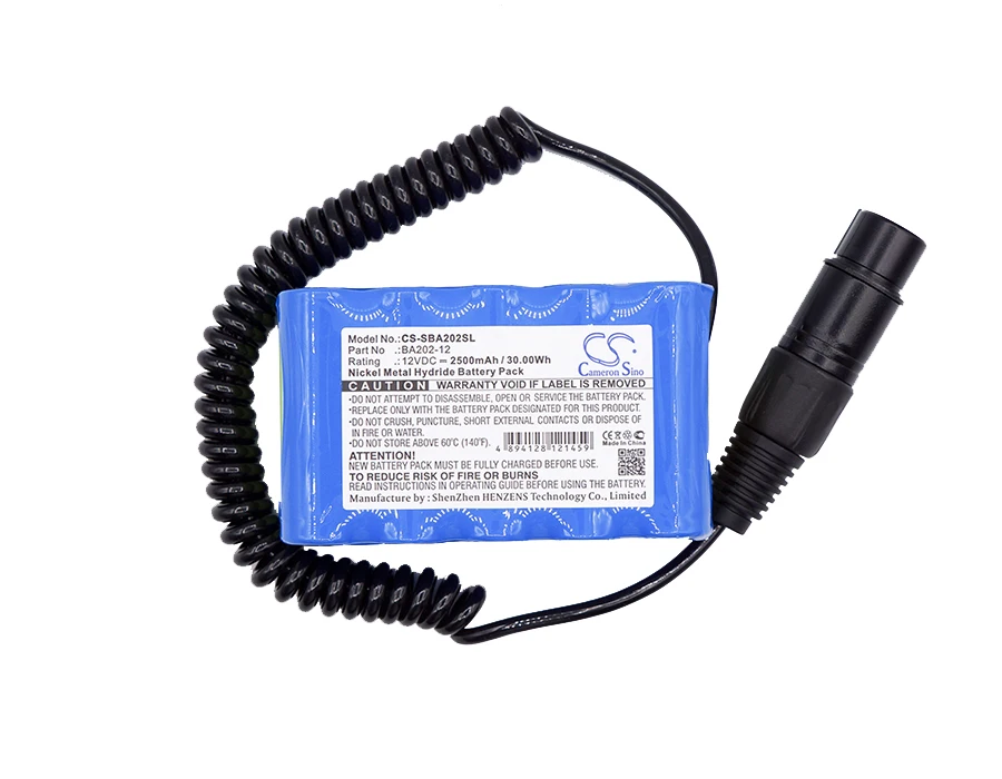 BA202-12 батареи Cameron Sino 2500mAh для Sennheiser BA202-SYS HMDC 200 HMEC KDHC22 | Электроника