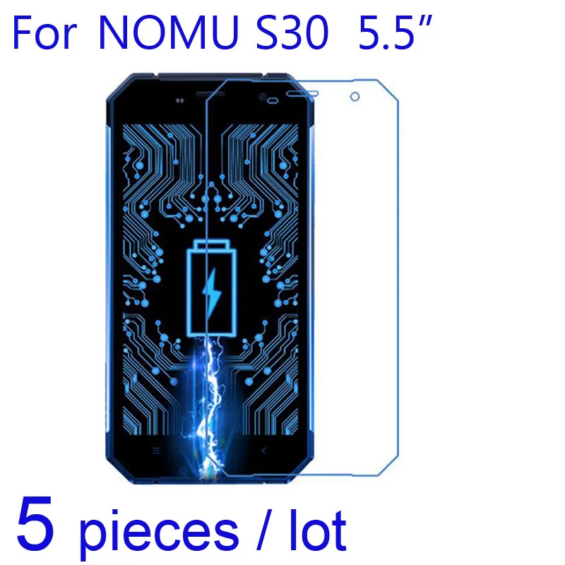

5pcs/lot Phone Screen Protectors for Nomu S30 Ultra-Clear/Matte/Nano Anti Explosion Protective Films for Nomu S10 LCD Guard Film