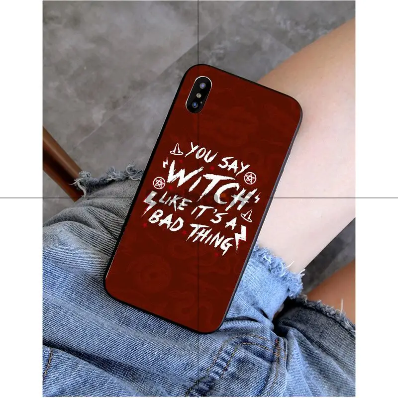 Babaite Chilling adventures of Sabrina TPU Мягкий силиконовый черный чехол для iPhone X XS MAX 6 6s 7 7 plus 8 8 Plus 5 5S SE XR - Цвет: A11