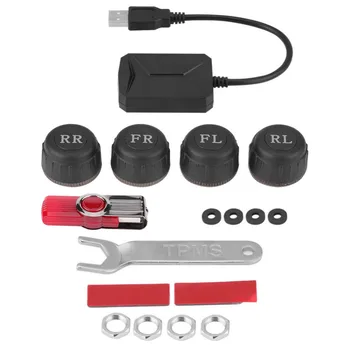 

USB Tire Pressure Monitor System TPMS External Sensors for Android Car Navigation Display Car Accessories
