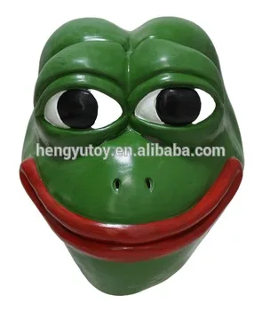 

Realistic Funny Cartoon Latex Frog Mask for Adult Party Dress Up