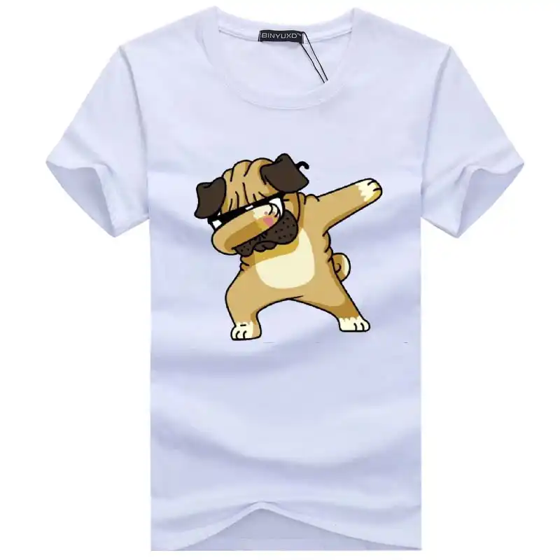 夏カジュアル男性の Tシャツメンズブランドシャツ犬動物漫画プリント Tシャツ夏高品質ヒップスター Tシャツ Tシャツ T Shirts Aliexpress