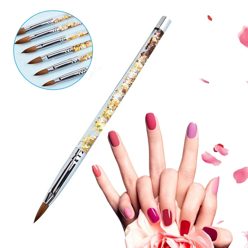 

1pc Multifunctional Carving Pen Nail Art UV Gel Rhinestone Liquid Glitter Handle Brush Pen DIY Tools Beauty Accessories