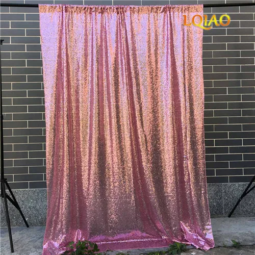 Party Backdrop Curtains 4FTx6.5FT Red Sequin Backdrop Sparkly Glitter Fabric Backdrop Birthday Wall Decoration 