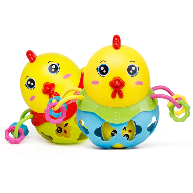 

Baby Rattles Toys Intelligence Grasping Gums Animal Music Bells Hand Shake Toy Early Educational Gift for Newborns 1 PCS