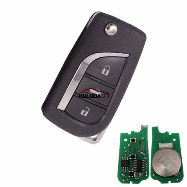 

For Toyota style 3 button remote key B13 for KD300 and KD900 to produce any model remote