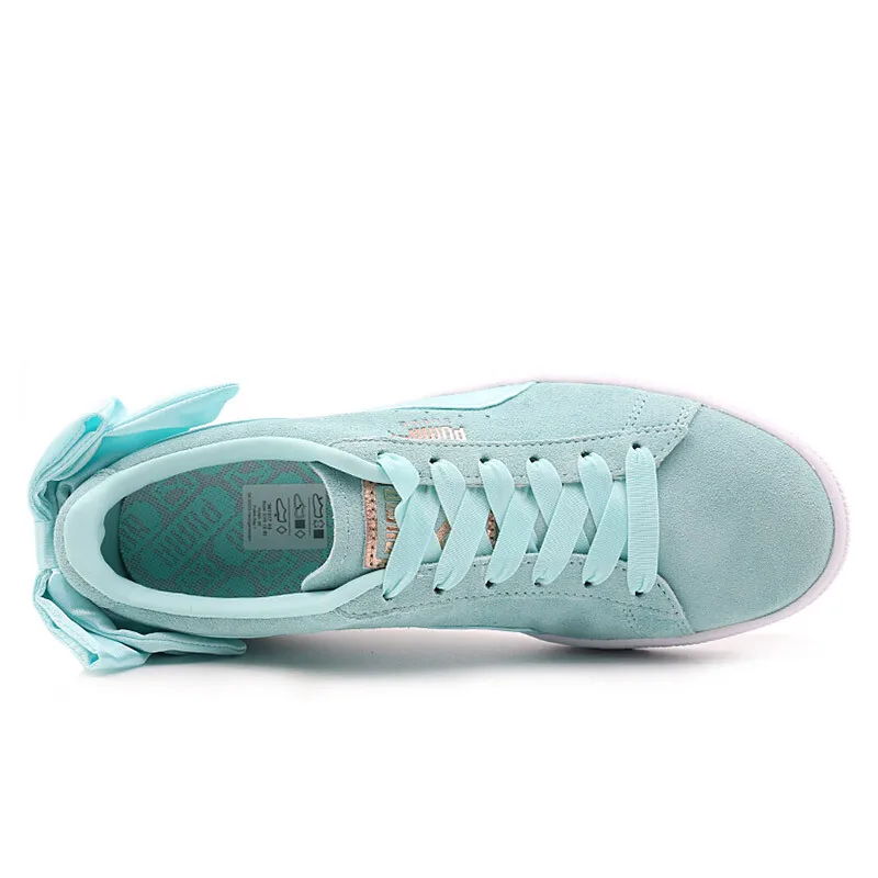 Original New Arrival PUMA Suede Bow Wns Women's Skateboarding Shoes Sneakers