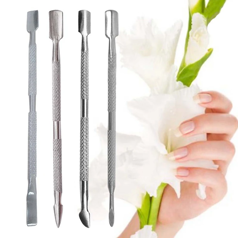 

Nail Cuticle Remover Dead Skin Pusher Trimmer Groove Pick Nipper Clipper Pedicure Manicure Nail Art Tool Quartz Stainless Steel