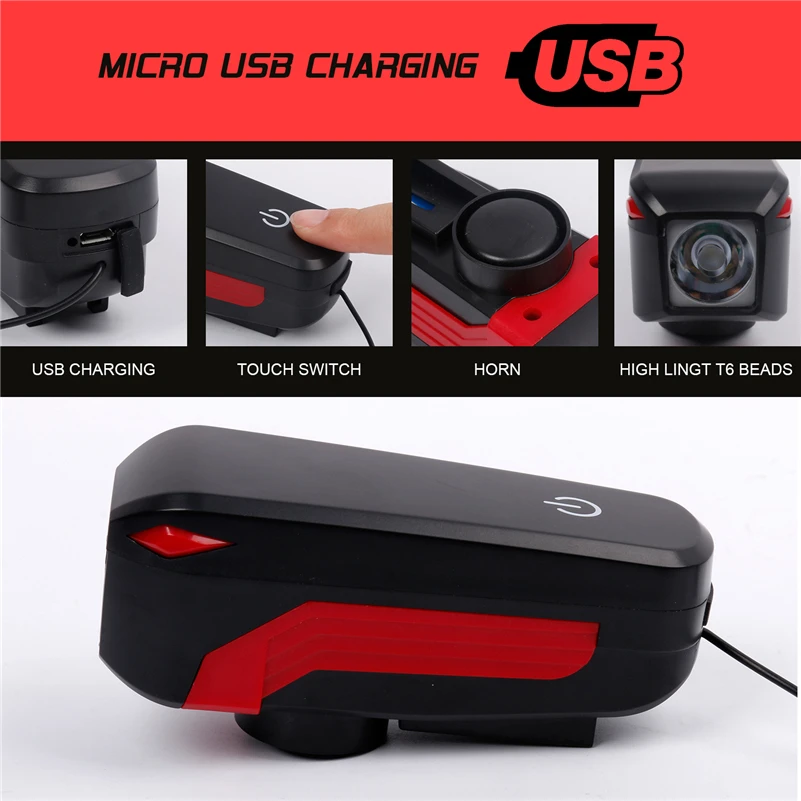 Cheap WEST BIKING Bicycle Light Full Waterproof 140 dB Horn Lamp Touch Screen Switch Bike USB Rechargeable Flashlight Cycling Light 3 Cheap WEST BIKING Bicycle Light Full Waterproof 140 dB Horn Lamp Touch Screen Switch Bike USB Rechargeable Flashlight Cycling Light 3