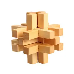 Китайский традиционный деревянный 14 шт Блокировка взрослых детей игра-головоломка