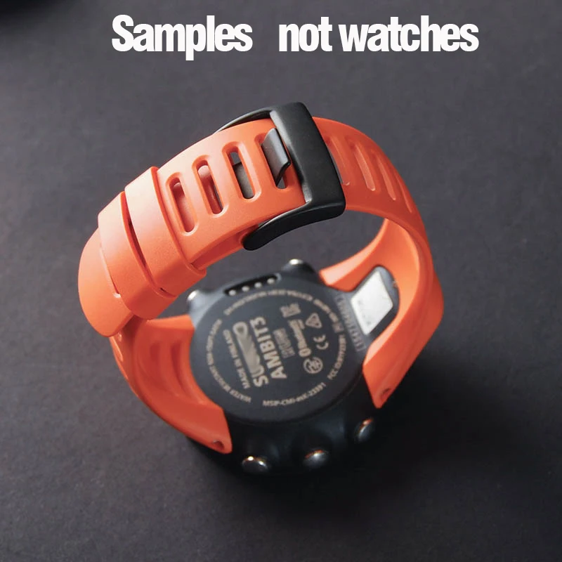 Suunto Ambit 2 3用スチールバックル付き時計ストラップ 赤と黒 ドライバー付き 時計バンド Aliexpress