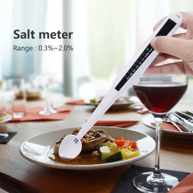 

Digital LED Salt Content Measuring Pen Analyzer Meter Food Salinity Tester Waterproof Meter Soil Salinity Control Kitchen Tool