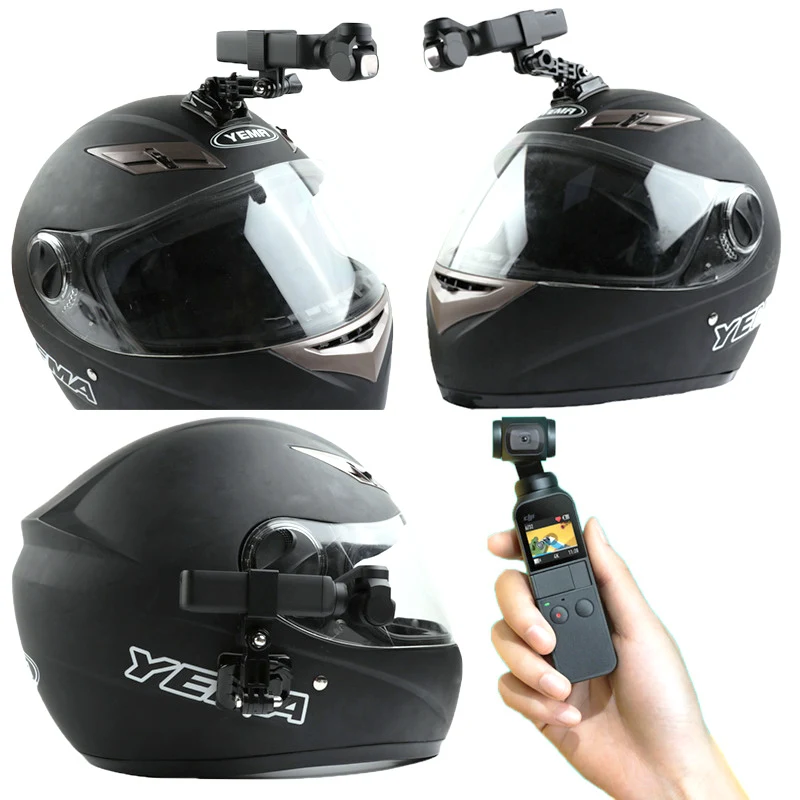 

Motorcycle Helmet Expansion Mount Adapter for DJI Osmo Pocket Handheld Gimbal Backpack Clip Adapter gopro Sports Cam Accessory