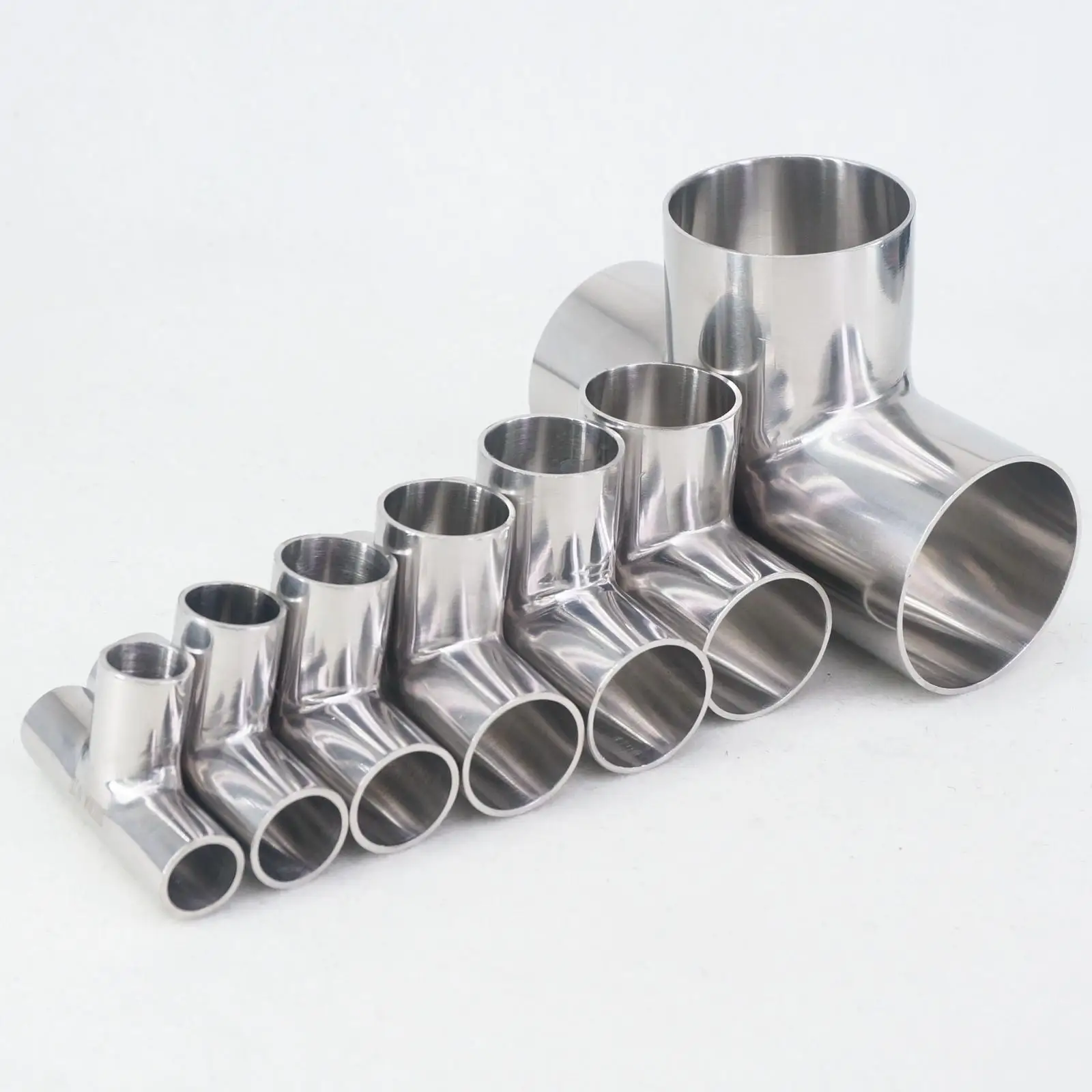 Color: 76x2mm Fevas Fit for Tube O/D 16mm to 159mm 304 Stainless Steel Sanitary Weld Tee Connector Pipe Fittings Color: 76x2mm Fevas Fit for Tube O/D 16mm to 159mm 304 Stainless Steel Sanitary Weld Tee Connector Pipe Fittings