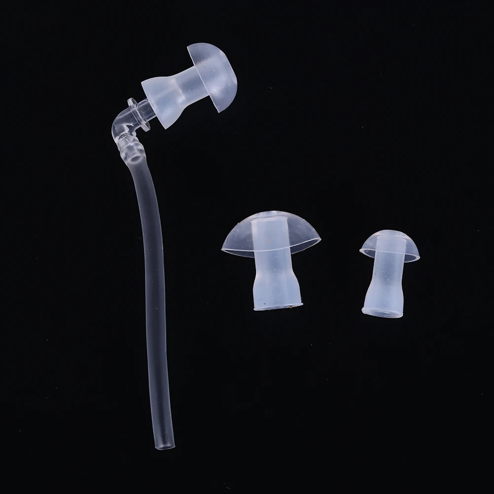 1set Hearing Aid Earplug Ear Plugs Eartips Domes with Sound Tube Tubes