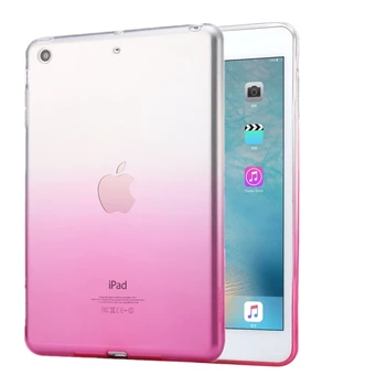 

For IPad mini3 mini2 mini1 TPU Case 7.9 inch Soft Transparent Gradient Cover Slim Protector for iPad Mini 1 2 3 4 Capa Coque
