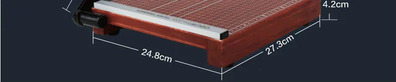 DELI многофункциональная Бумага Резак офисная ручная машина для резки бумаги деревянная бумага-резак Фото Бумага для резки офисные принадлежности