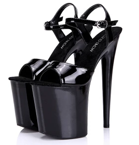 Sandals Women European and American Hate Day 20cm High Catwalk Shows Nightclub Sexy High heeled Shoes
