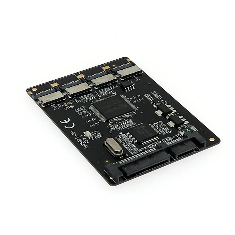Оптовая продажа SATA 2 5 конвертер 4 Micro SD/TF карты к 22pin RAID адаптер Quad TF карта|Платы
