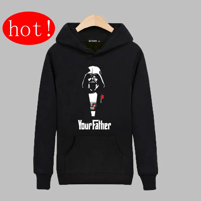 Your Father in Star Wars Sweatshirts Men Brand joker font b Hoodies b font Men font