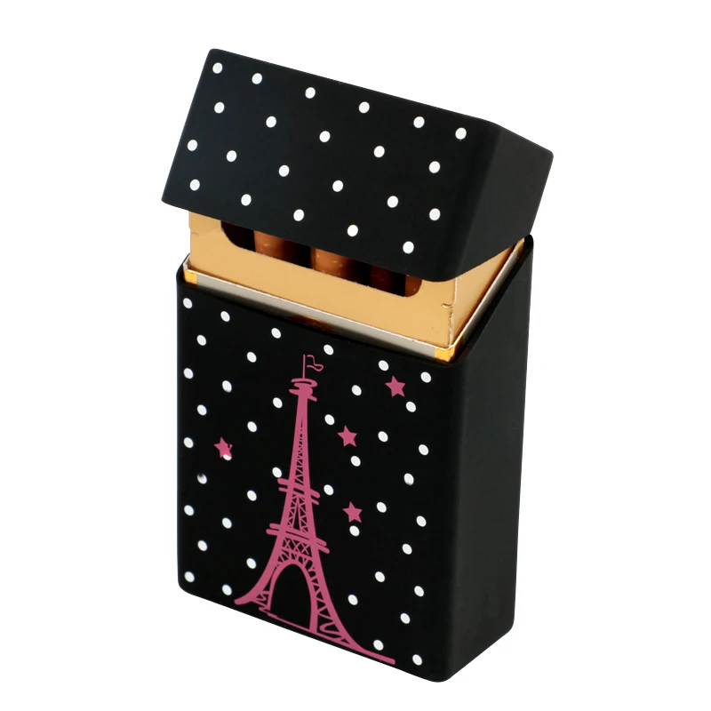 Модная мужская Подарочная коробка, силиконовый чехол для сигарет, вмещает рукав, коробка для сигарет, карман для мужчин/женщин, коробка для хранения сигарет - Цвет: tower