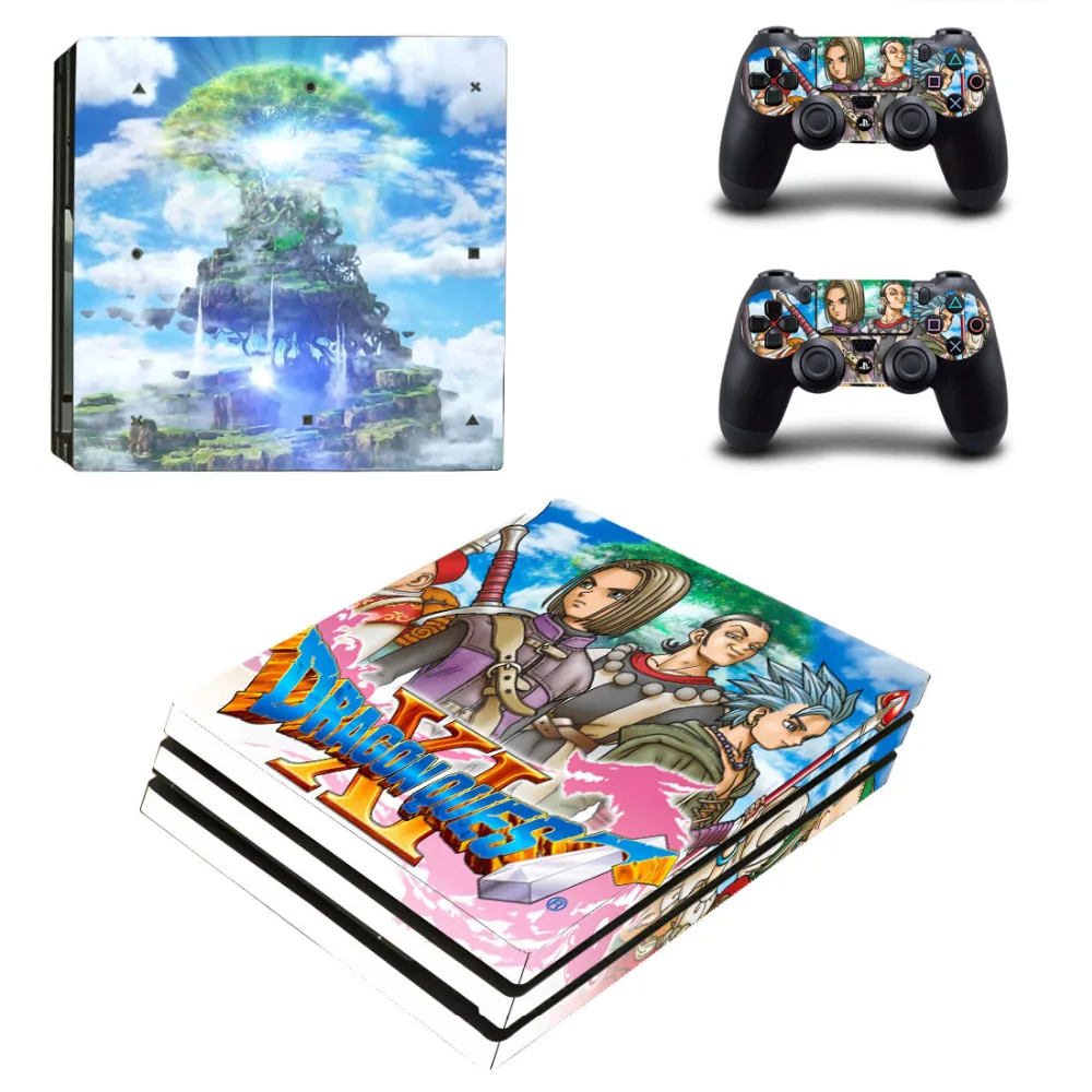 Наклейки на кожу Dragon Quest XI PS4 Pro виниловые наклейки для консоли Sony PlayStation 4 и 2