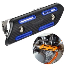 Защита от выхлопных газов, Защитная пленка для Yamaha YZ 125 250 250F 450F 250X WR 250R 450R 2019 2018 2017 2016, противоожоговая крышка