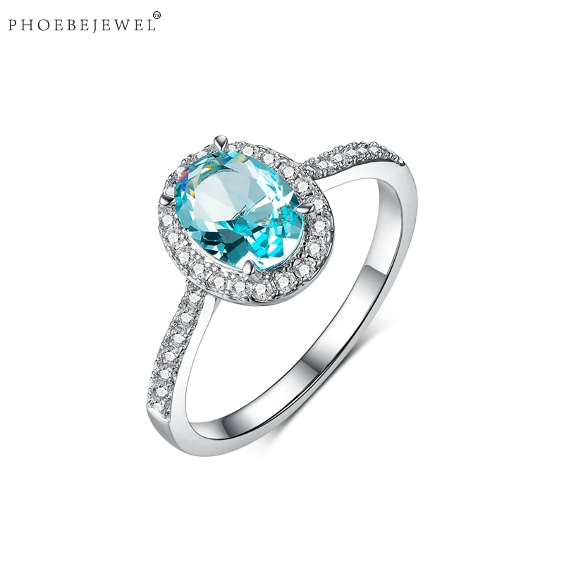 PHOEBEJEWEL Fashion Simple Finger Ring for Women Female Wedding Engagement Statement Party Jewelry PHOEBEJEWEL Fashion Simple Finger Ring for Women Female Wedding Engagement Statement Party Jewelry