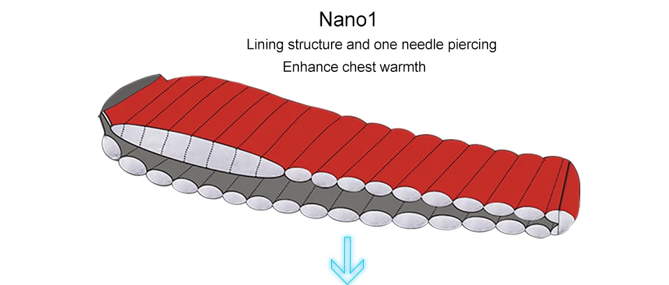 AEGISMAX, Мини, новое обновление, серия Nano, уличный, походный, ультра-светильник, спальный мешок, нейлон, Мумия, 3 сезона, гусиный пух, спальный мешок