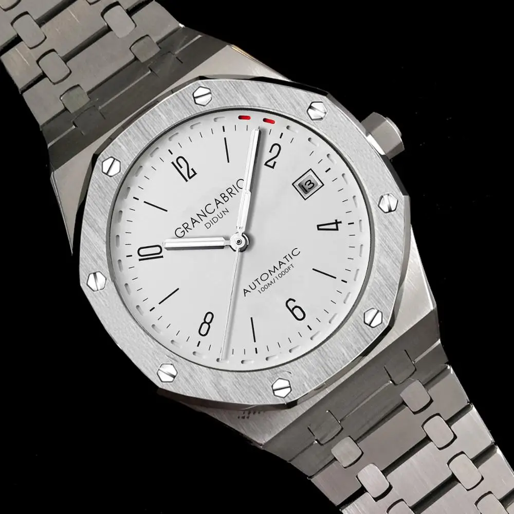 DIDUN ووتش الرجال أعلى العلامة التجارية الفاخرة التلقائي الميكانيكية ووتش العسكرية الأعمال الذكور ساعة اليد للماء 30 m النورس ساعة اليد DIDUN ووتش الرجال أعلى العلامة التجارية الفاخرة التلقائي الميكانيكية ووتش العسكرية الأعمال الذكور ساعة اليد للماء 30 m النورس ساعة اليد