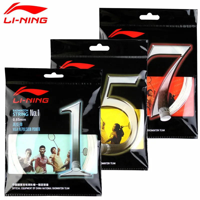 

Lining Badminton Racket String of China Nation Team No.1/5/7 Durability Repulsion Power Li-Ning Net Li Ning Racquet Line L272OLA