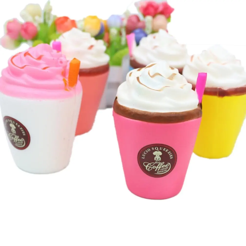 

Mini Designed with Vibrant Colors & Vivid Looks Slow Rising And Super Cute Design Simulation Straw Cup Ice Cream Toys