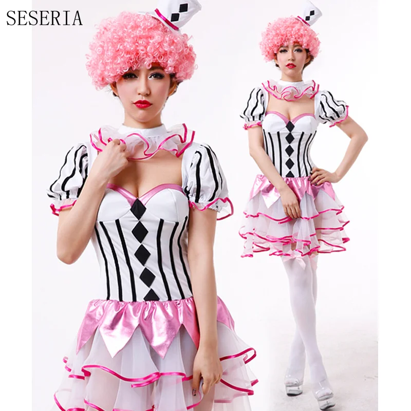 Seseria New Halloween Cosplay Costume Female Cosplay Dress Adult Circus 