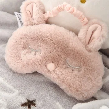 

by ems or dhl 50pcs Cute Sleeping Eye Mask Eyepatch Nap Cartoon Eye Shade Sleep Mask Black Mask Bandage on Eyes Cover