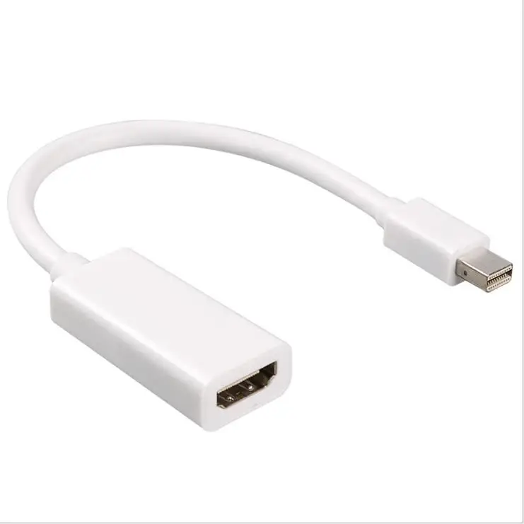 100 шт./лот Mini DP к HDMI кабель конвертер адаптер DisplayPort Display Порт для Mac Macbook Pro Air|Кабели