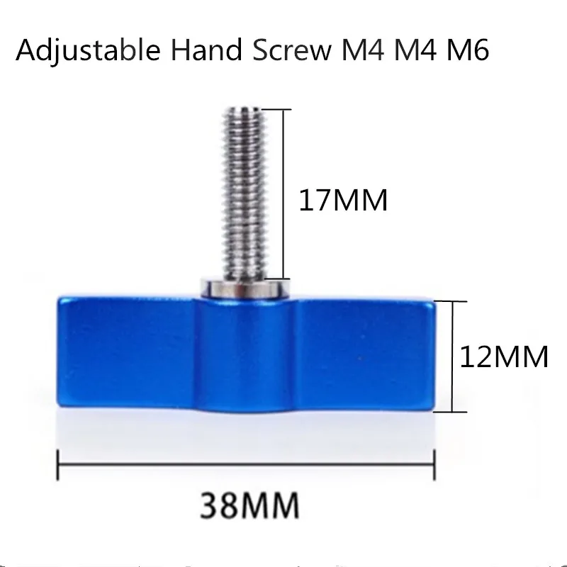 Cameras Adjustable Hand Tightening Screws Aluminum Alloy Handle Screws M4 M5 M6 Adjustable Screws (3)