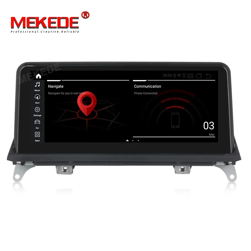  Android 9.0 4GB RAM 64GB ROM car gps navigation multimedia player for BMW X5 E70 X6 E71 2007-2013 w