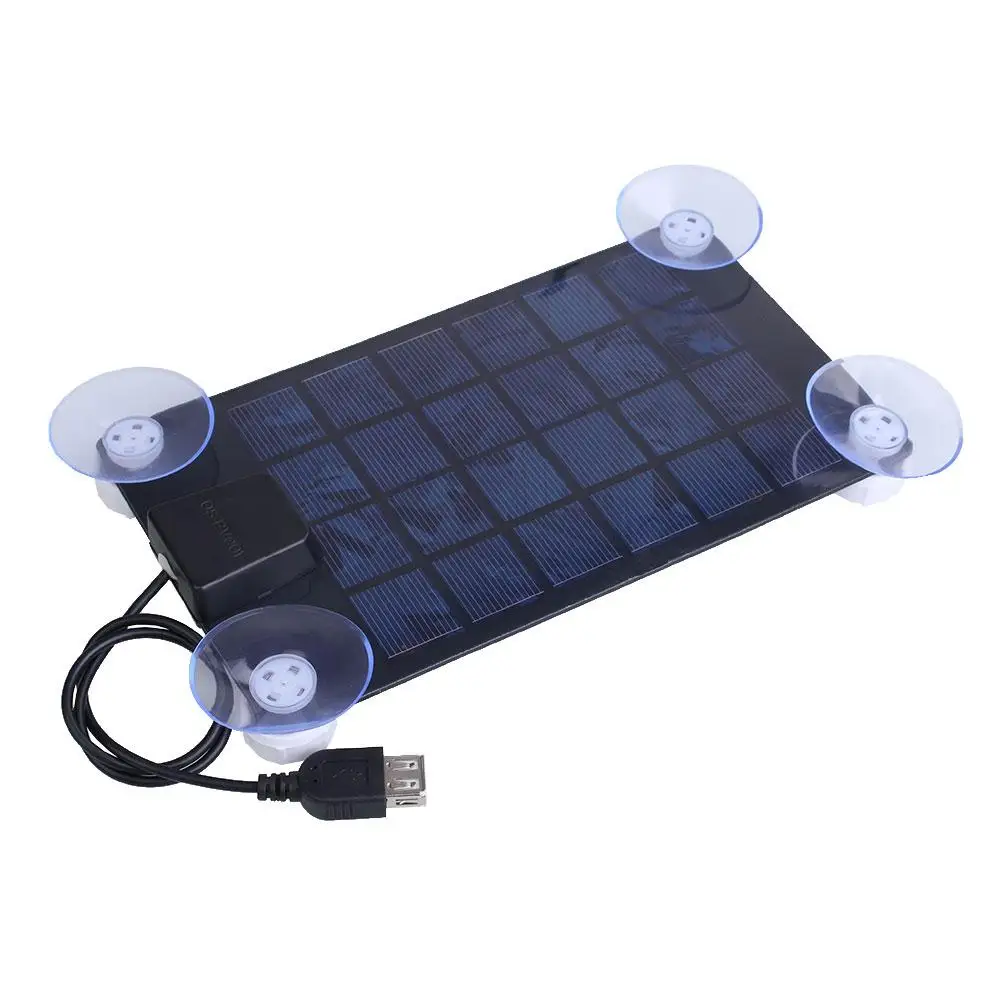 

Cewaal portable Solar Charger Ultra Thin Slim Solar Panel 6V USB 2.0 Camping Traveling Outdoor