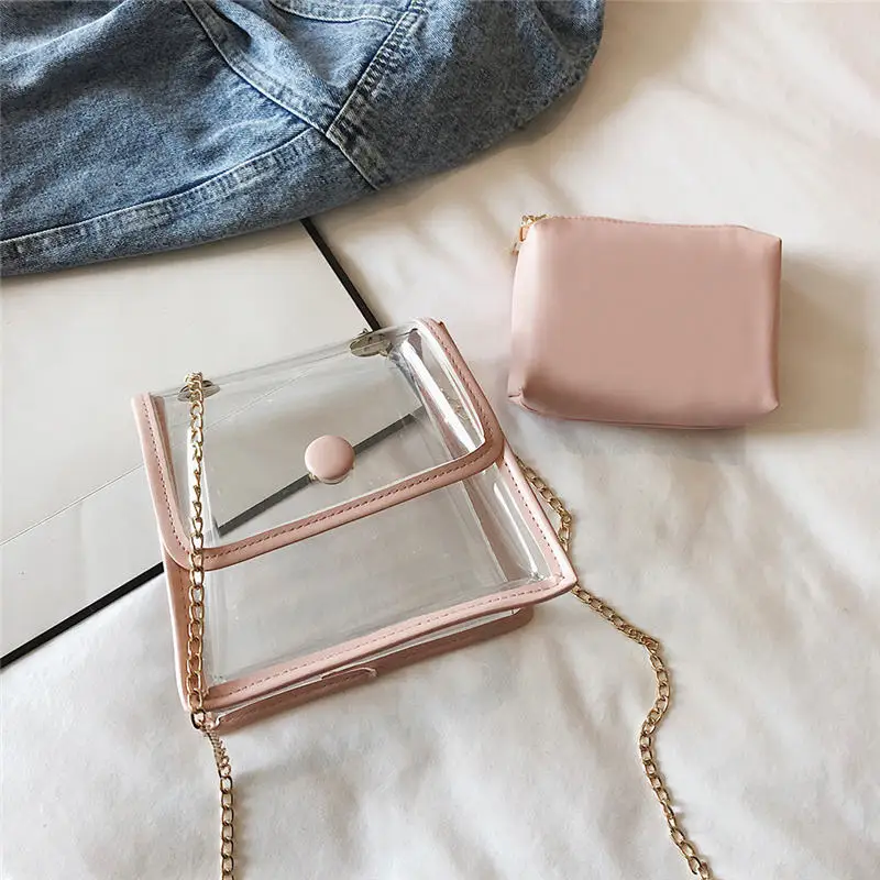 Transparent Simple Female Shoulder Bag Crossbody Bag for Women 2019 Messenger Bags women's bag bolsa feminina sac a main 30AP0415