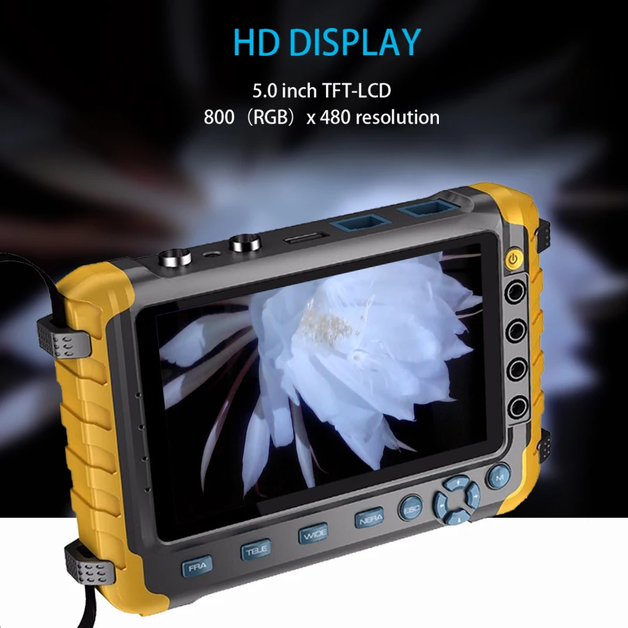 Горячая 5 дюймов Tft Lcd Hd 5Mp Tvi Ahd Cvi Cvbs Аналоговый тестер камеры безопасности монитор в одном Cctv тестер Vga Hdmi вход Iv8W