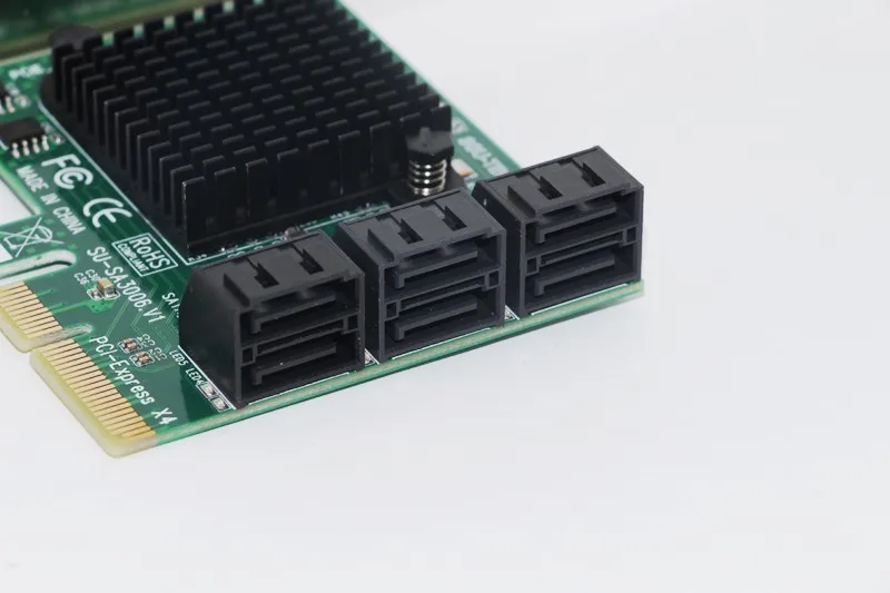 Плата расширения PCI Express с 6 портами SATA 3 0 Гбит/с переходник одного порта до 500 МБ
