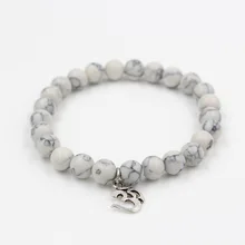 FAITHEASY натуральный белый шарик сосны древнее серебро 3d Обрезка из пенделока бусины энергетические браслеты с орнаментами