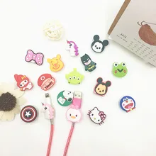 2pcs Cartoon Silicone USB Cable Protector Data Line Cord Protection Case Cable Winder Cover For iPhone 5 6 6s 7 Plus 8 Samsung 2pcs Cartoon Silicone USB Cable Protector Data Line Cord Protection Case Cable Winder Cover For iPhone 5 6 6s 7 Plus 8 Samsung